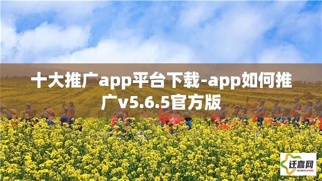 十大推广app平台下载-app如何推广v5.6.5官方版